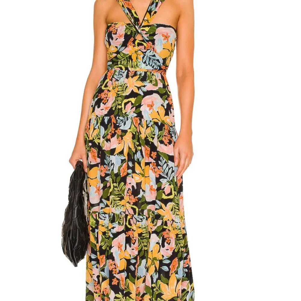 🌺 SAYLOR Starlee Maxi Dress - Size XL from Revolve 🌺 - Picture 9 of 10